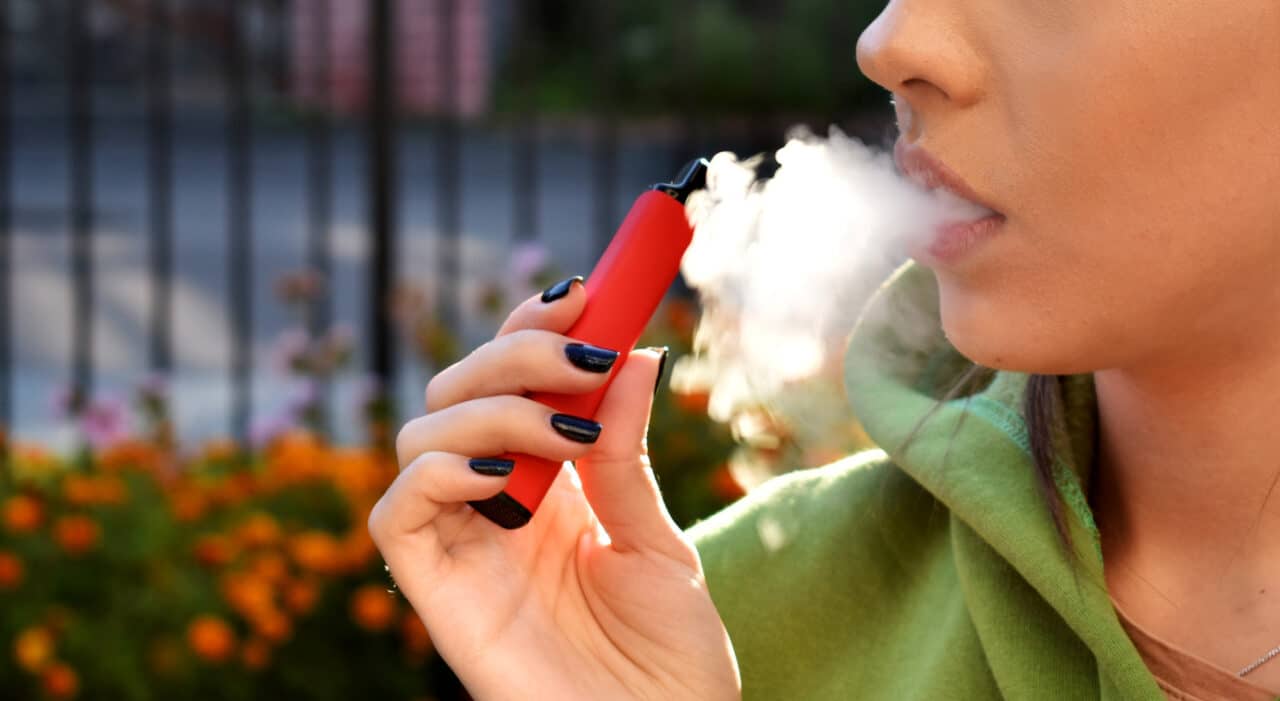 Person vaping